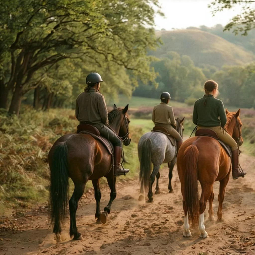 Balade à cheval en Corrèze, autour de Malemort