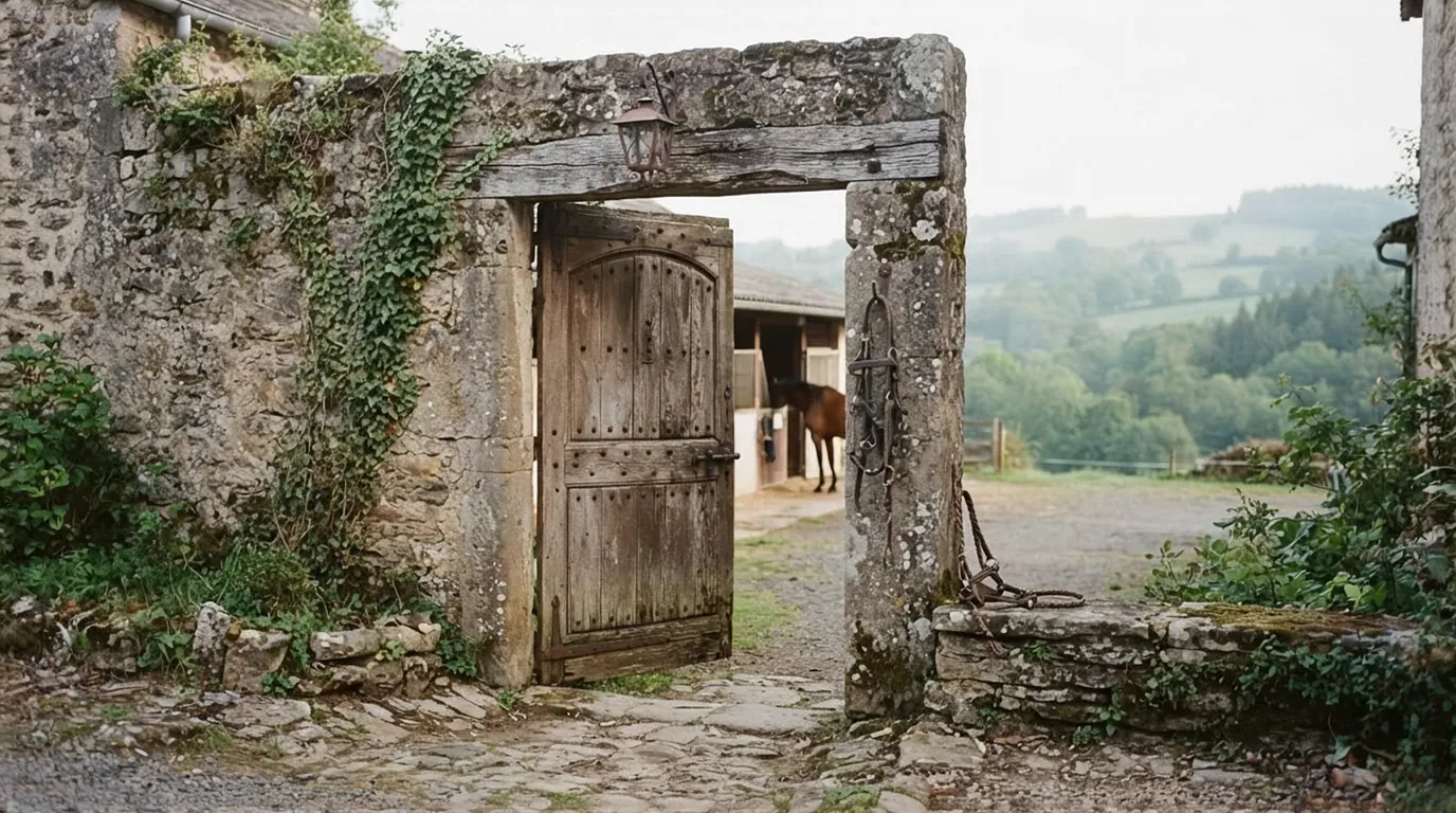 Entrée du Les Ecuries de Novert, centre équestre à Malemort